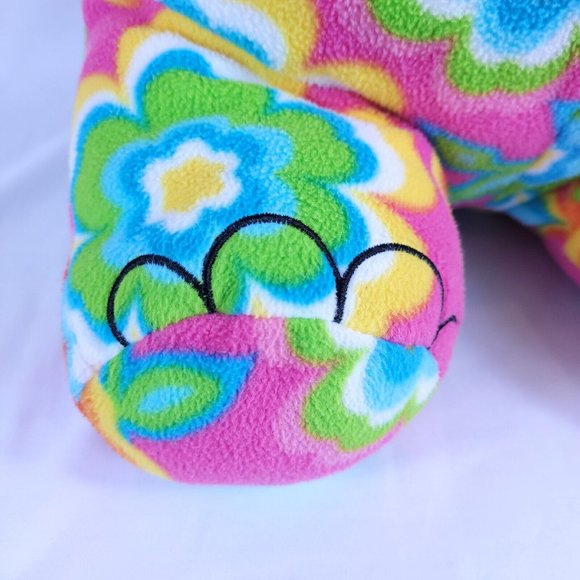 Melissa & Doug, Sally The Elephant, Pink Flower Power, Retro Stuffed Animal - Picture 7 of 8